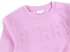 Name It pastel lavender short loose sweatshirt